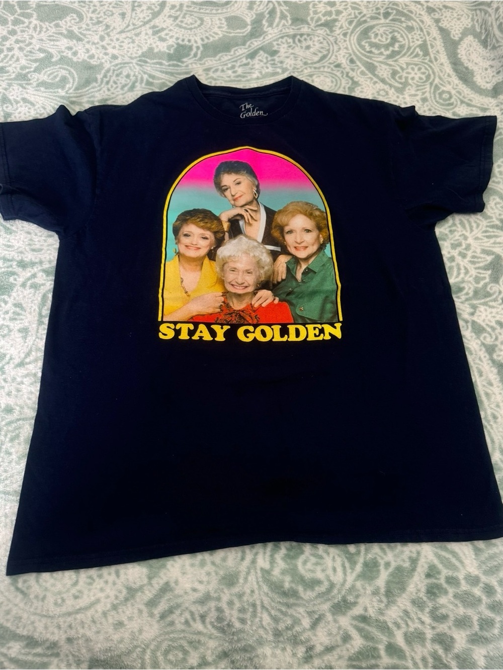 Stay Golden Graphic Kids Tee - Black